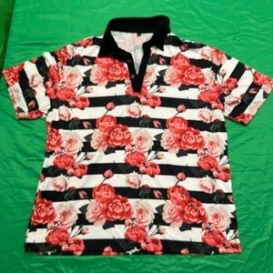 Men’s Floral Collar Shirt